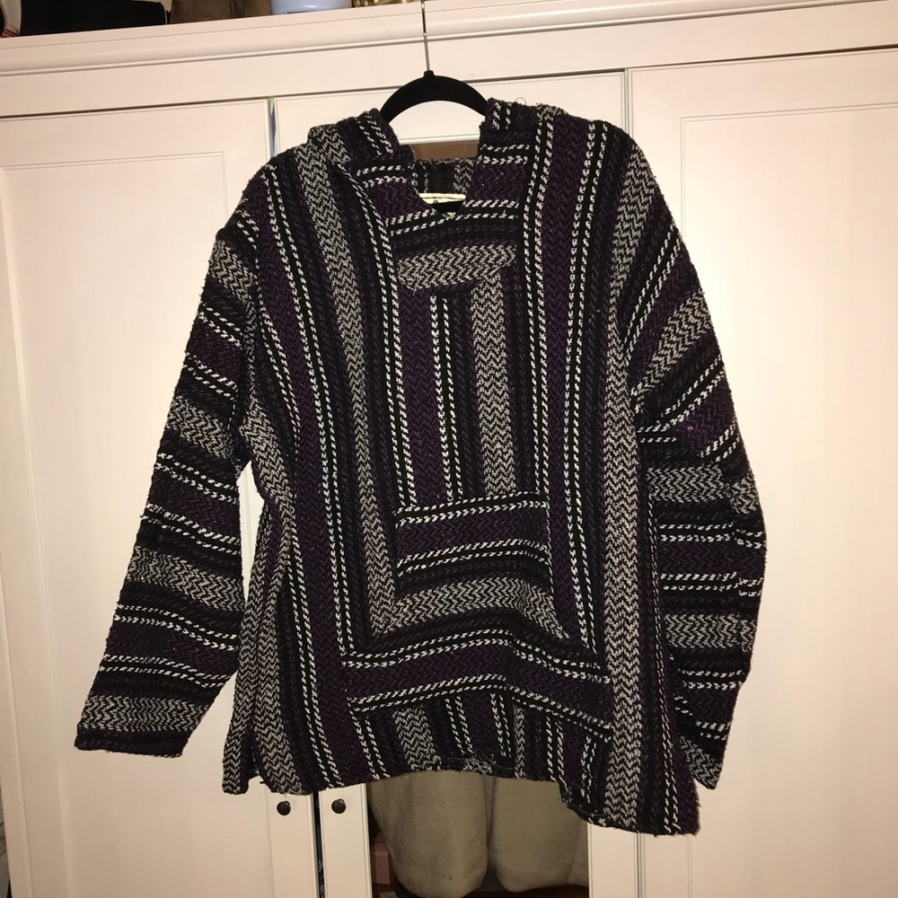 Baja joe pullover hoodie/poncho !